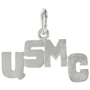   United States Marine Corps Talking Pendant (w/ 18 Silver Chain), 7/8
