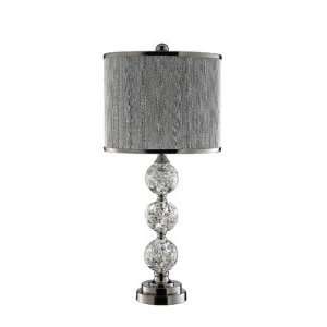  Polished Black Nickel Table Lamp: Home & Kitchen