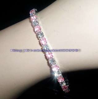 10strands Rhinestone Crystal Blinking Stretch Bracelets  