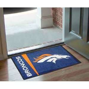   Denver Broncos Uniform Inspired Fanmats NFL Doormat