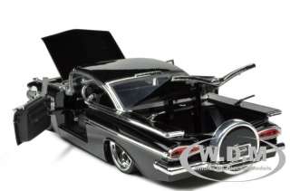 1959 CHEVROLET IMPALA BLACK 1:24 DIECAST MODEL CAR BY JADA 
