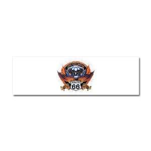  Car Magnet 10 x 3 Live The Legend Eagle and Engine Route 66 