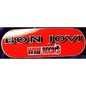  WRIF FM Detroit Bon Jovi Bumper Sticker: Everything Else