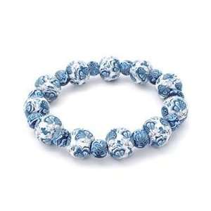    Jackie Collection Large Bead Bracelet All Clay 