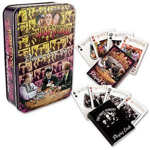  JAT Creative   The Three Stooges Playing Card Set of Two 