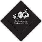 250 Personalized Beverage Cocktail Wedding Napkins   Free Shipping