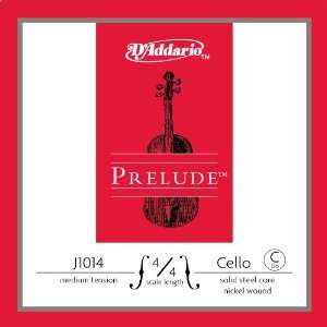  DAddario Prelude Cello Single C String, 4/4 Scale, Medium 