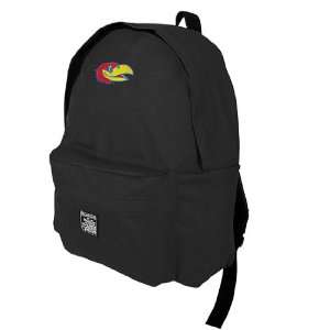  KU Kansas Jayhawks Logo Embroidered Backpack Sports 