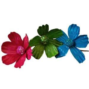  Club Pack of 12 Cosmos Flower Head Artificial Craft Picks 