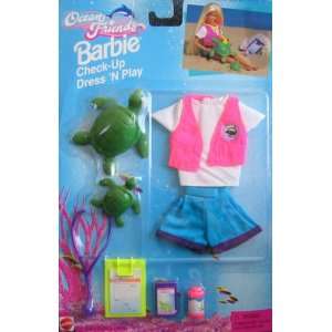  Barbie Check Up Dress N Play Ocean Friends Fashion Set 