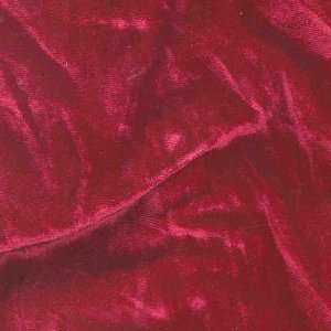  58 Wide Stretch Velvet Red Fabric By The Yard: Arts 