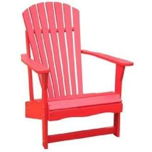 Red Poplar Wood Adirondack Chair: Patio, Lawn & Garden