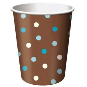   Designer 9 oz. Paper Cups (8) Party Supplies: Health & Personal Care