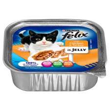 Felix Foil Chicken And Turkey In Jelly 100G   Groceries   Tesco 