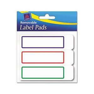  Avery 22013   Removable Label Pads, 1 x 3, Assorted, 120 