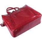   Irvington 15.6 Bowler Vintage Leather Laptop Tote   Color Red