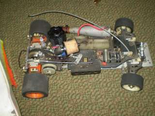   VINTAGE NITRO RC 500 RC500 USED 1/8 WITH LOADS OF EXTRA PARTS  