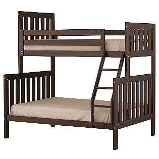 Canwood Alpine II Twin over Full Bunk Bed with Ladder/Guard Rail 