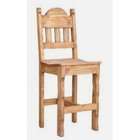 Million Dollar Rustic Furniture 30 Wood Seat Bar Stool   Brown   50 