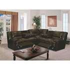  bonded leather sectional sofa with recliner ends and drop down arms