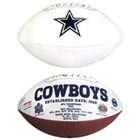 Fotoball Dallas Cowboys Embroidered Signature Series Football