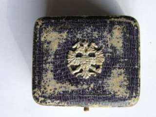 Rare Imperial Russian 14k gold&enamel cufflinks made for Bulgarian 
