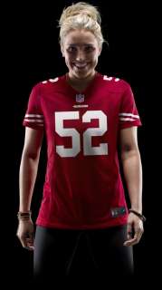  NFL San Francisco 49ers (Patrick Willis) Womens Football 