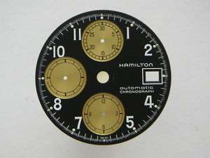 Original Vintage HAMILTON Chronograph Watch Dial Mens  