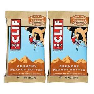  Clif Bar Energy Bars, Crunchy Peanut Butter, 12 ct, 2 pk 