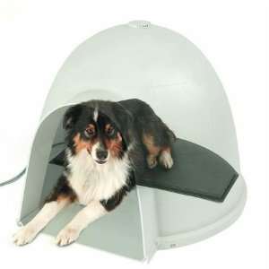  Large Igloo Heated Pet Bed: Pet Supplies