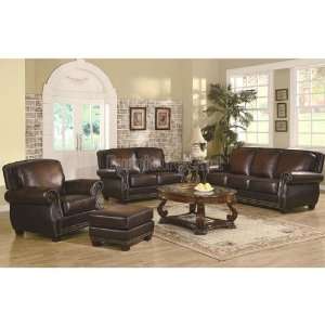   Furniture Coby Leather Living Room Set 50299 slr set