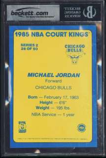 1984 Star Court Kings 5x7 Michael Jordan ROOKIE XRC RC #26 BGS 9 MINT 