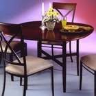 Pastel Furniture Bordeaux Dining Table with Square Wood Top   Base 