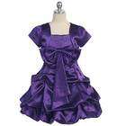 Chic Baby Red Satin Large Bow Ruffle Occasion Dress Little Girls 4