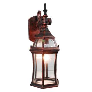 CLEAR GORGEOUS OUTDOOR WALL LIGHT LIGHTING_NEW 847263080208  