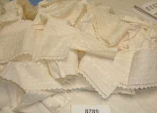 Ivory Cotton Eyelet Lace Sewing Wad 1 lb 14 oz 8789  