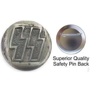  SS officer RING Nazi button 1.5 Pin back Button Replica 