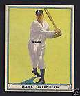 1941 Play Ball #18 Hank Greenberg EX Tigers
