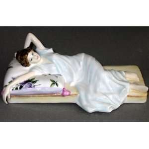 Royal Albert SWEET LILAC Bone China Reclining Woman on Pillow   Hand 