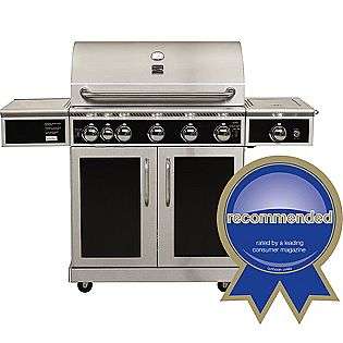Burner LP Gas Grill w/ LED light Control Panel*  Kenmore Outdoor 