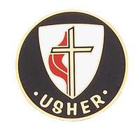 United Methodist Church Usher Pin Christian Catholic Re  