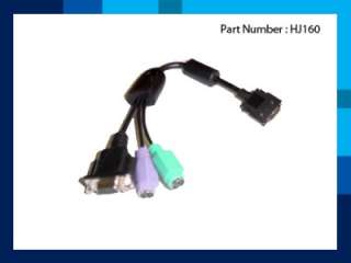 Dell HJ160 PowerEdge 1855 Rear KVM Module Cable  