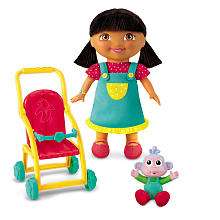 Fisher Price Dora and Baby Boots Stroller Playset   Fisher Price 