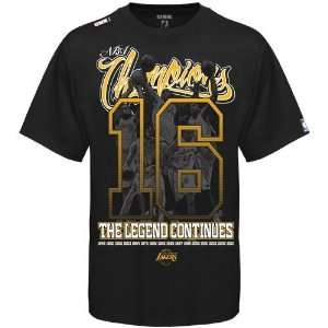   Lakers Black 2010 NBA Champions Legend T shirt