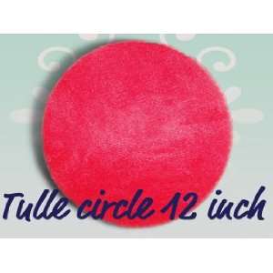  Wedding 12 Inch RED Tulle Circles  50 Pcs: Everything Else