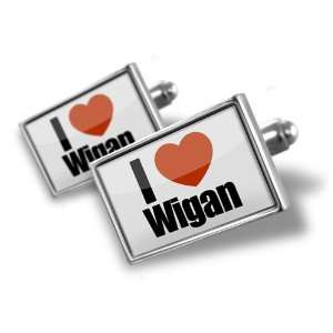 Cufflinks I Love Wigan region: North West England, England   Hand 