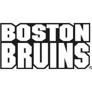   : BOSTON BRUINGS LOGO NHL WHITE DECAL VINYL STICKER: Everything Else
