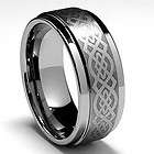 Tungsten Carbide Ring Men 6MM Spectacular Elegant Wedding Celtic Band 