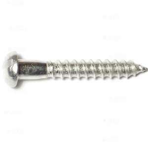  12 x 1 1/2 Slotted Round Wood Screw (16 pieces)