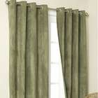 Thermalogic Media Suede Insulated Solid Color Grommet Top Curtain 